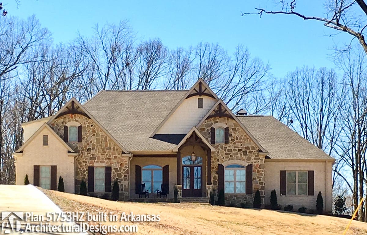 build gallery item - House Plan 51753HZ built in Arkansas