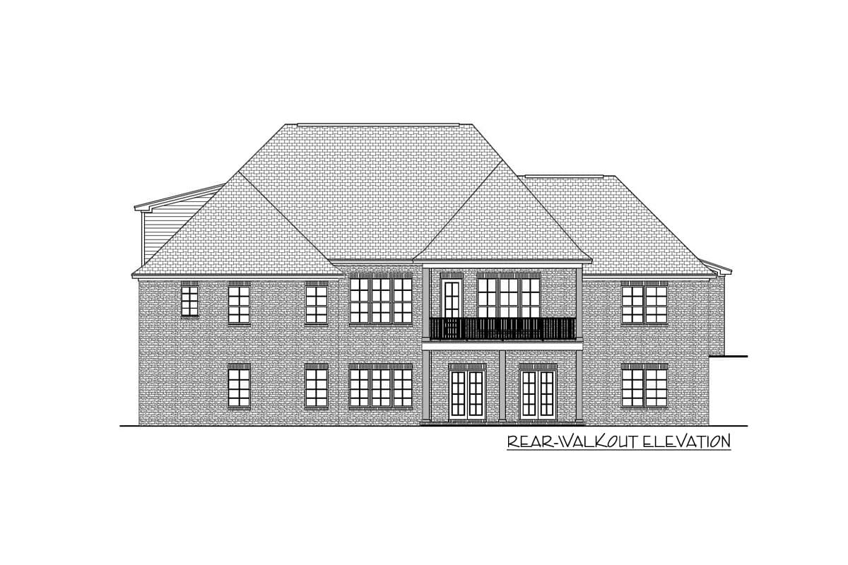 Plan 51753HZ: 4-Bed Craftsman House Plan with Optionally Finished Bonus Room Over Garage - 2641 Sq Ft - Image #12 - Country, Craftsman