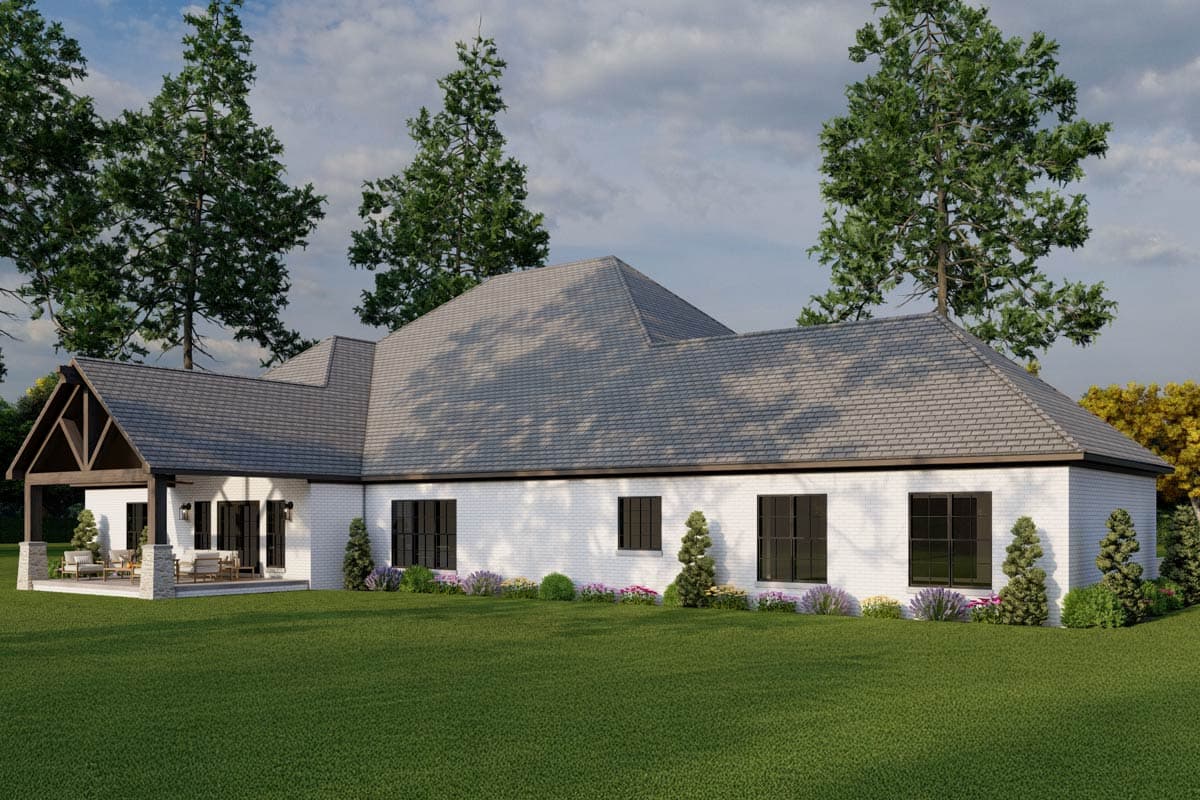 Plan 60697ND: Spacious 5 Bed House Plan with Kitchen Island Seating Up to 10 - Image #9 - European, Southern, Traditional