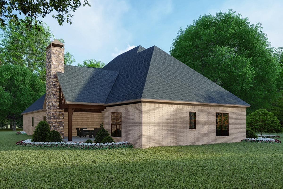 Plan 60699ND: European House Plan with Vaulted Great Room - 2661 Sq Ft - Image #29 - Craftsman, European, Southern