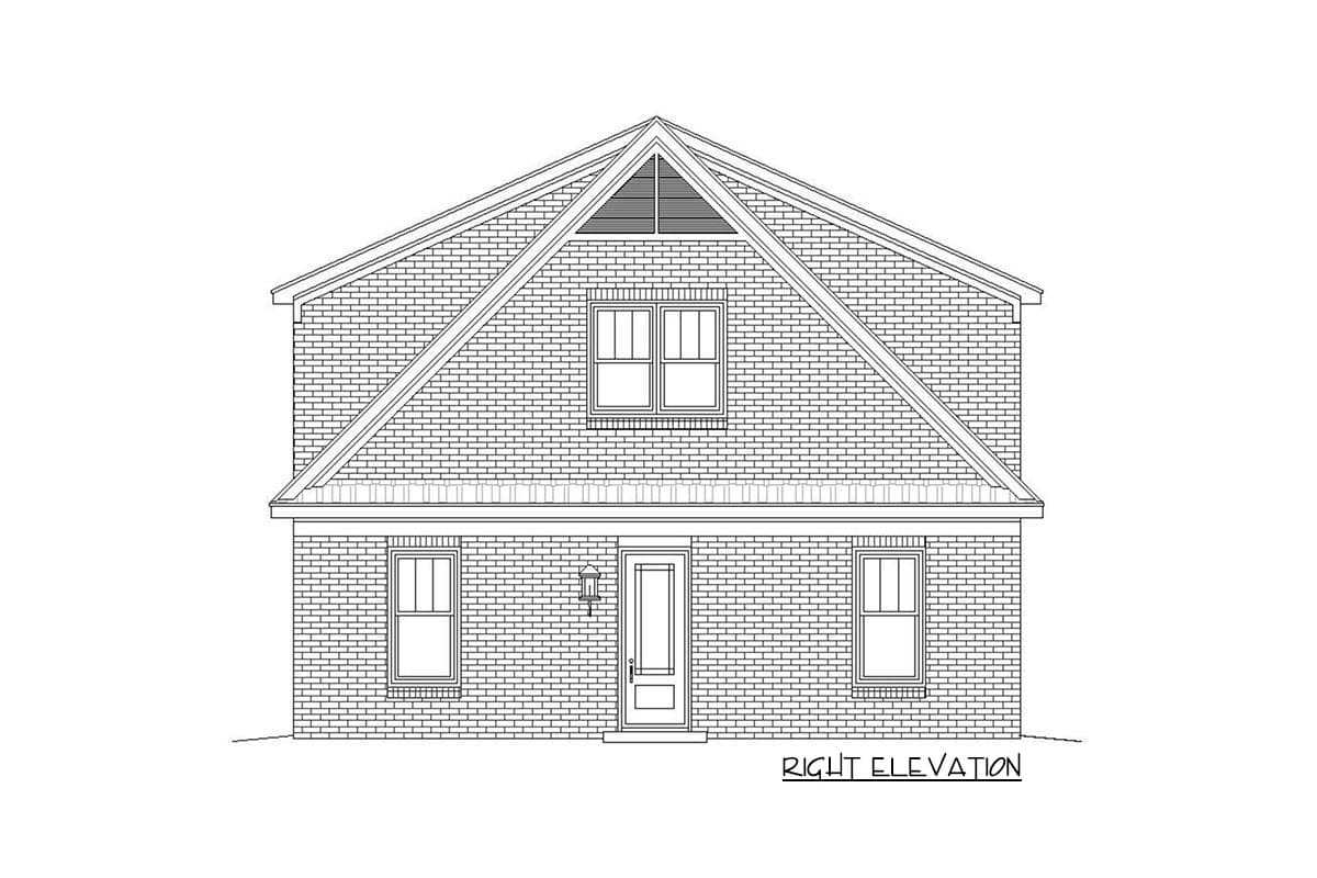 Plan 68447VR: Detached Garage With Rec Room And Office - Image #5 - Carriage