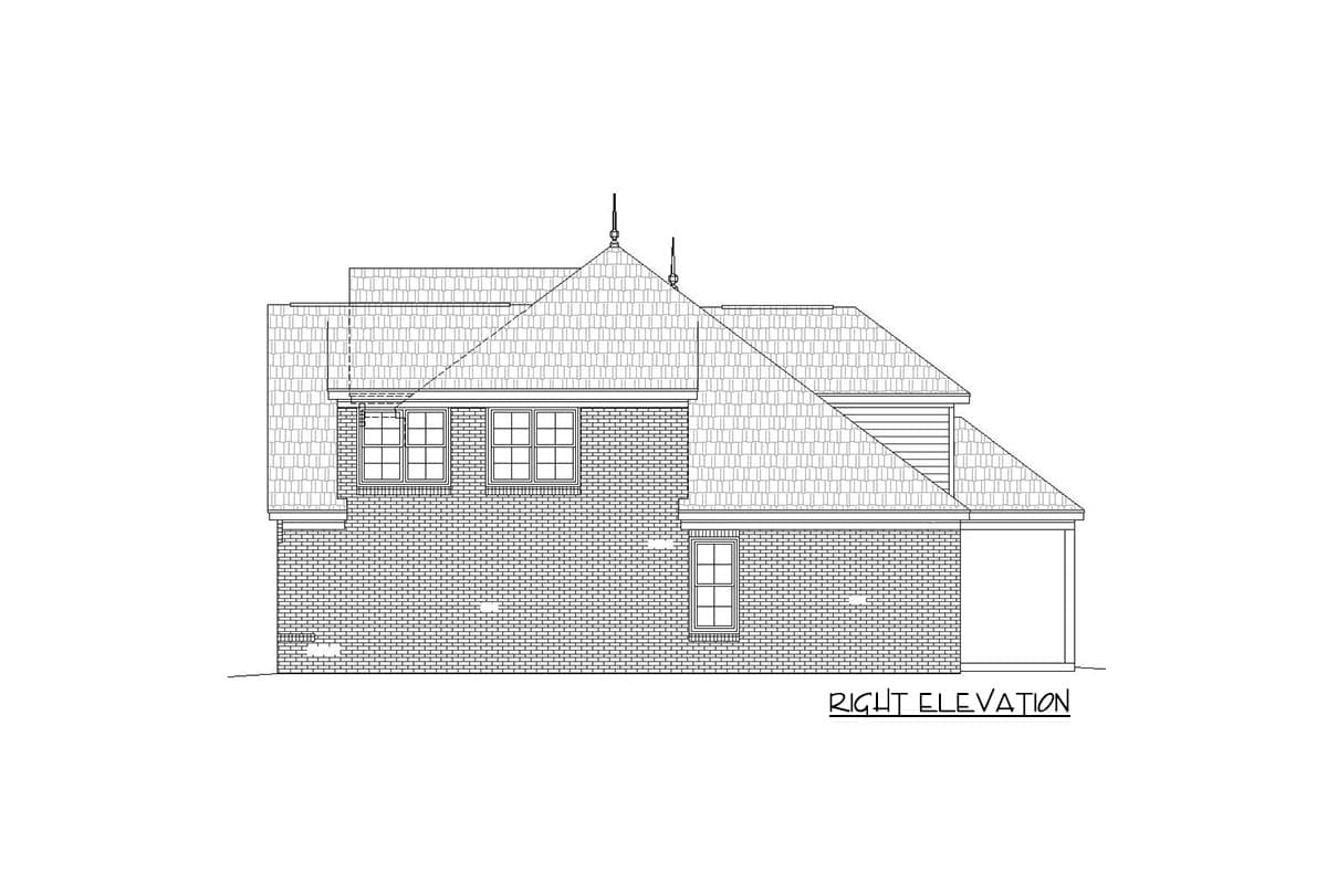 Plan 68451VR: Gracious European House Plan - Image #19 - European, Traditional