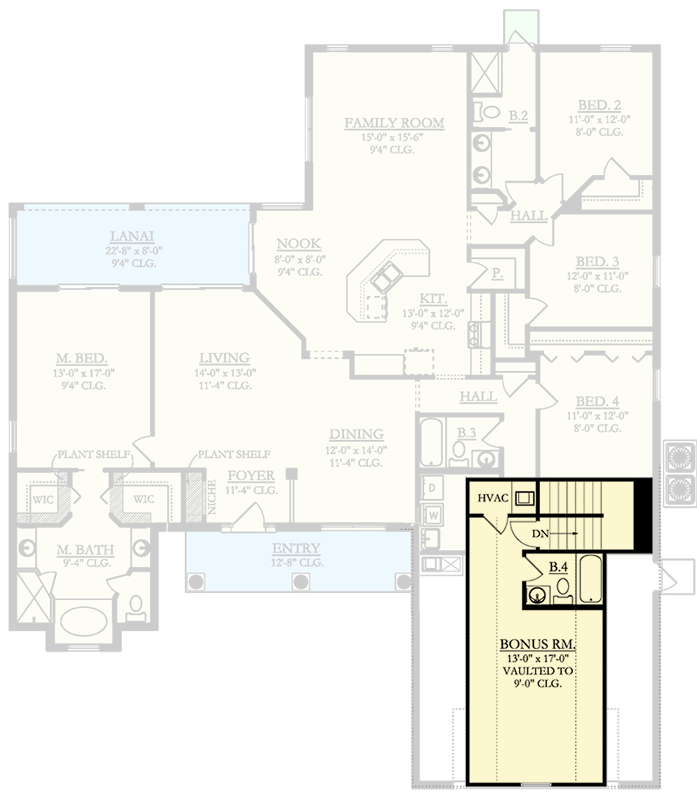 Plan 82209KA: Lovely and Spacious - Floor Plan - 2nd Floor - Southern, Traditional
