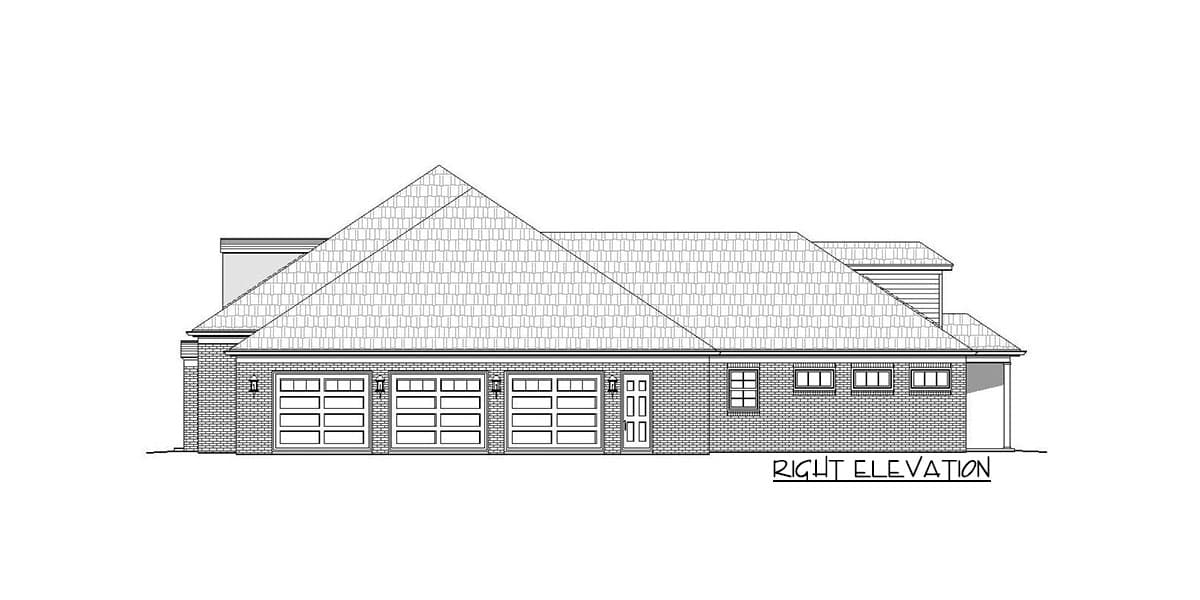 Plan 68452VR: Elegant Acadian Style House Plan with Two Master Suites - Image #7 - Acadian, European, French Country, Louisiana-Style
