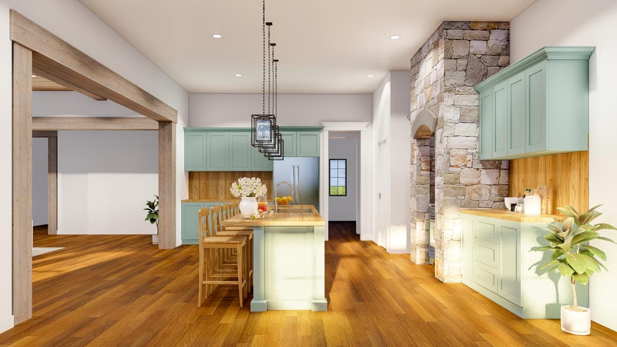 Plan 70536MK: Stately and Elegant 5-Bed House Plan with Two Laundry Rooms - Image #12 - European, French Country