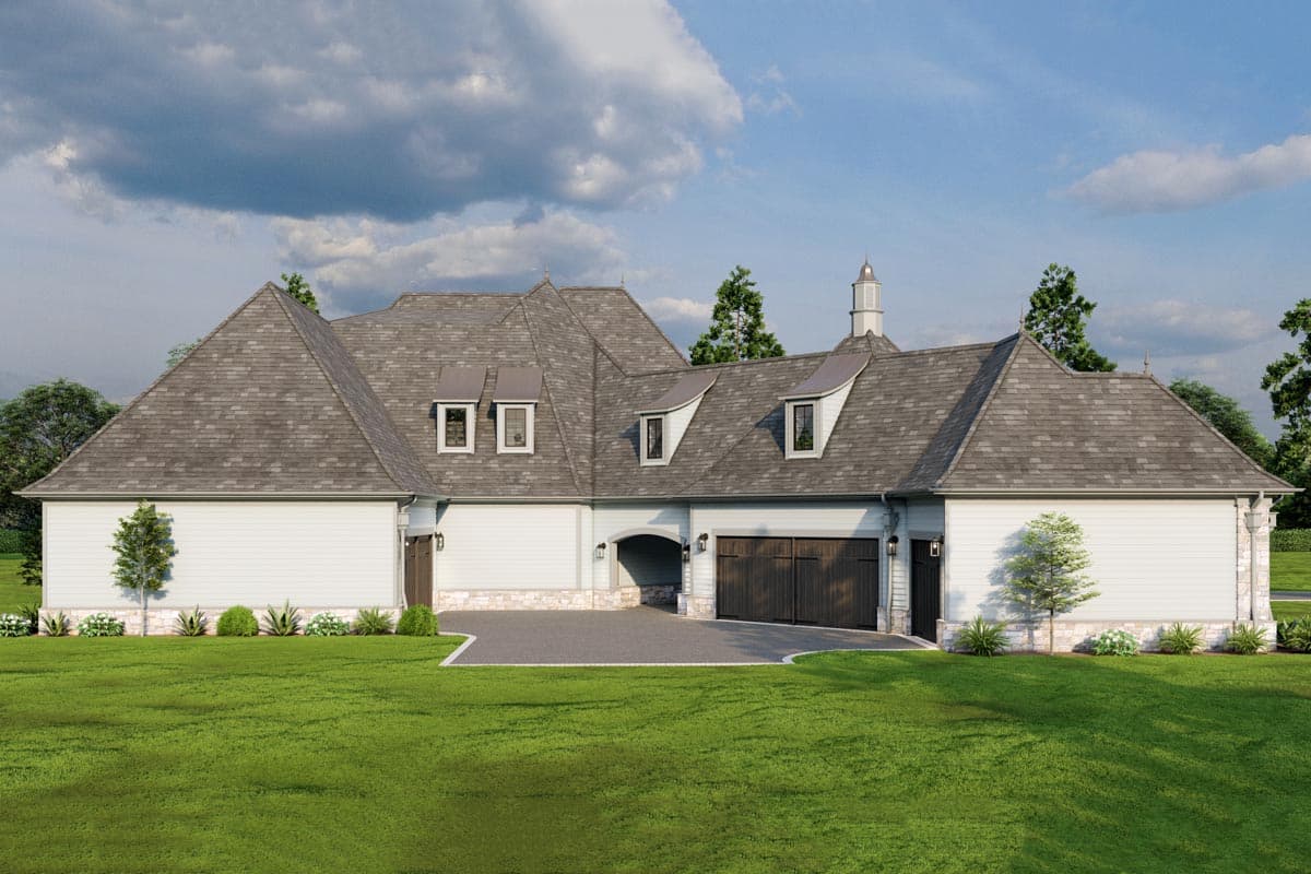 Plan 70536MK: Stately and Elegant 5-Bed House Plan with Two Laundry Rooms - Image #14 - European, French Country