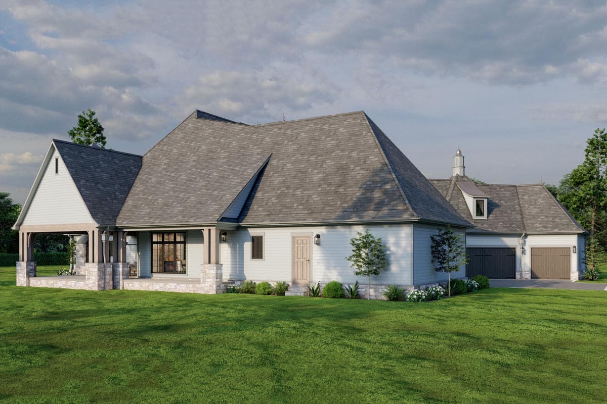Plan 70536MK: Stately and Elegant 5-Bed House Plan with Two Laundry Rooms - Image #16 - European, French Country