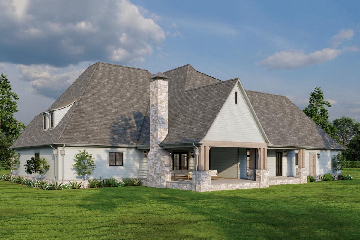 Plan 70536MK: Stately and Elegant 5-Bed House Plan with Two Laundry Rooms - Image #17 - European, French Country