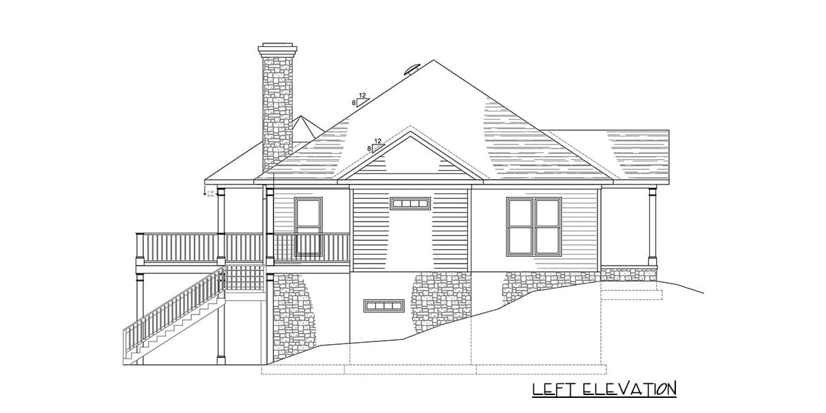 Plan 77629FB: Exclusive Bungalow House Plan With Wraparound Deck - Image #29 - Bungalow, Cottage, Country, Vacation