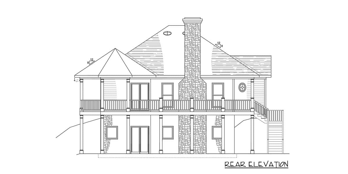 Plan 77629FB: Exclusive Bungalow House Plan With Wraparound Deck - Image #31 - Bungalow, Cottage, Country, Vacation