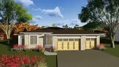 3 Bed Prairie-Inspired Ranch Home Plan