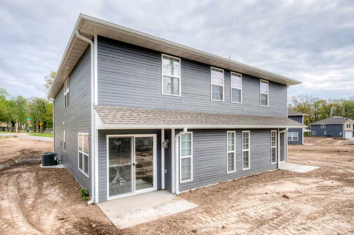 Plan 62658DJ: 3 Bed Craftsman Narrow Lot Duplex House Plan - Image #6 - Craftsman, New American