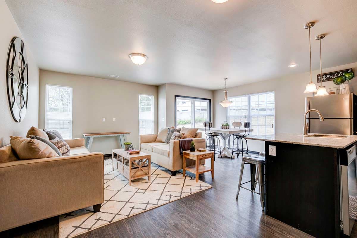 Plan 62658DJ: 3 Bed Craftsman Narrow Lot Duplex House Plan - Image #8 - Craftsman, New American