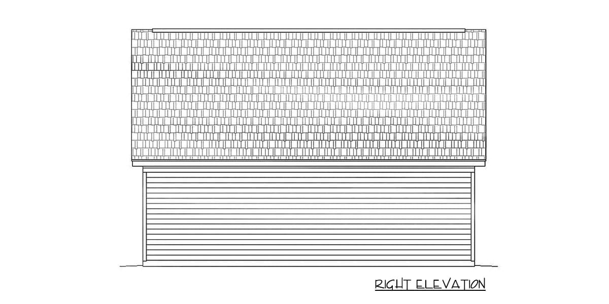 Plan 68456VR: 2-Car Detached Garage with Man Cave Above - Image #5