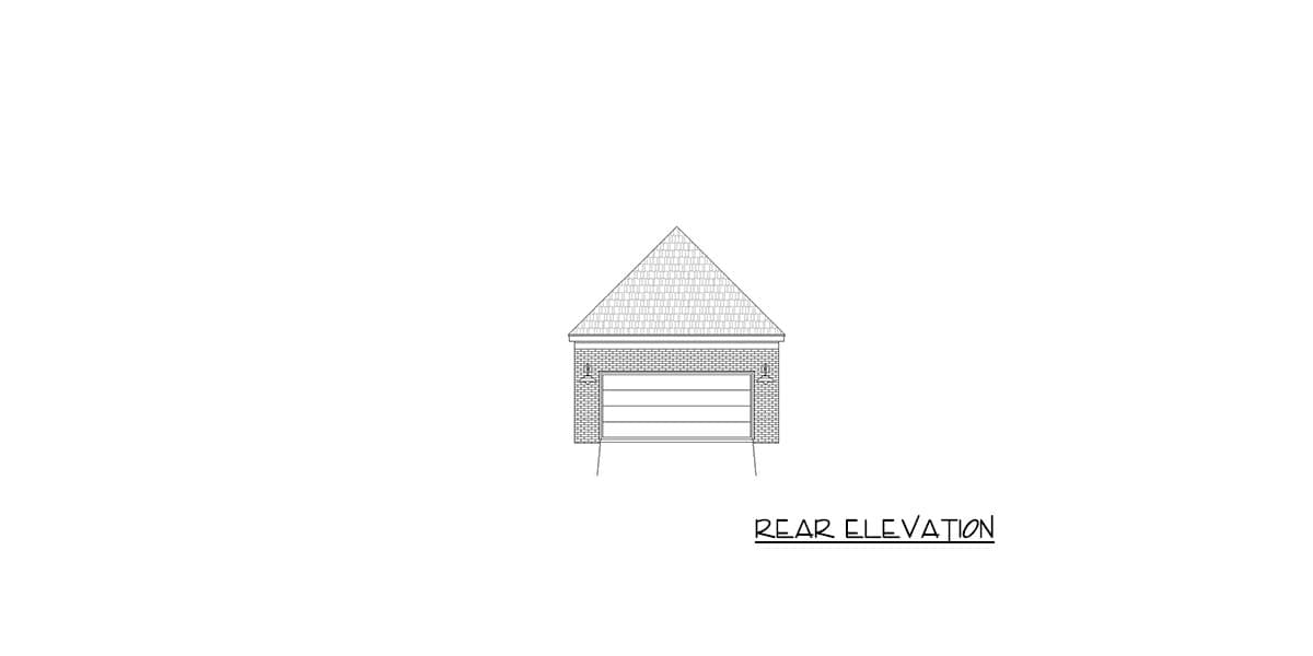 Plan 68457VR: Narrow Lot Bungalow House Plan - Image #4 - Bungalow, Northwest
