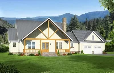 Mountain Cottage with Attached 2-Car Garage