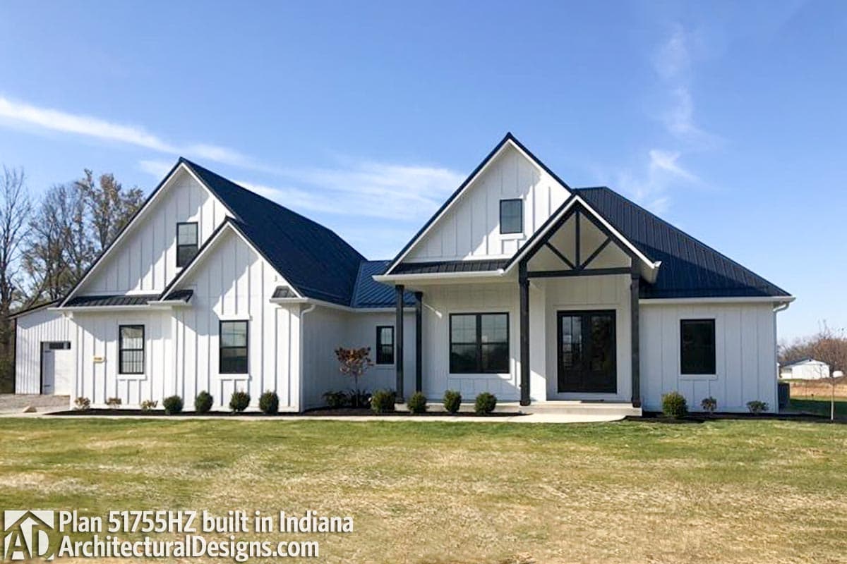 build gallery item - House Plan 51755HZ Comes to Life in Indiana