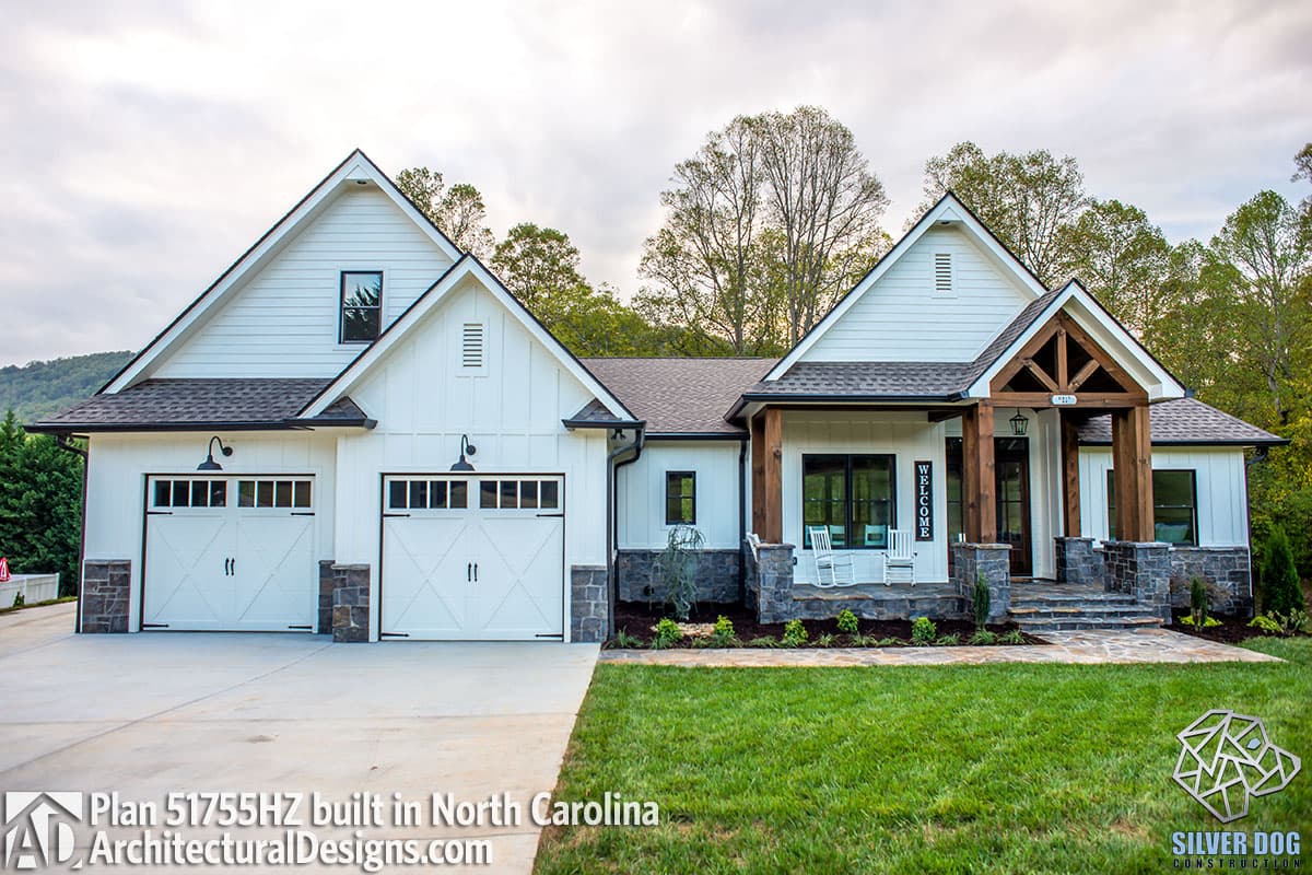 build gallery item - House Plan 51755HZ comes to life in North Carolina