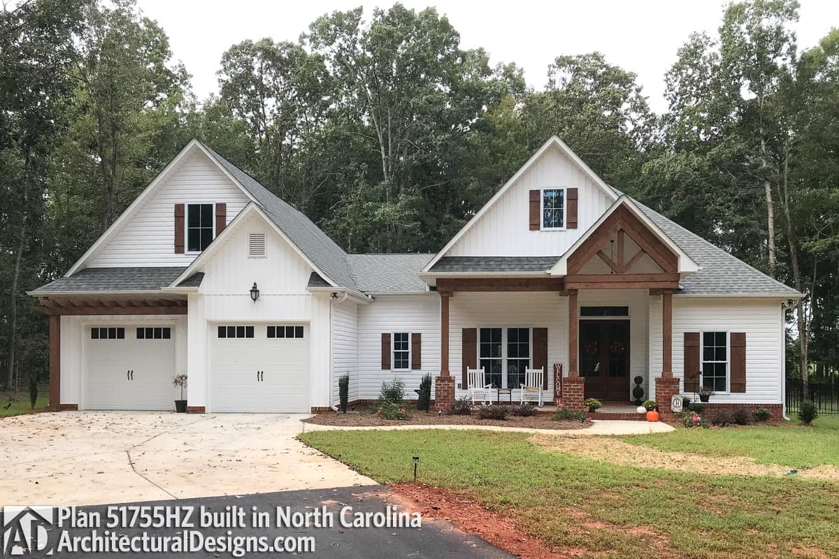 build gallery item - House Plan 51755HZ Comes to Life in North Carolina