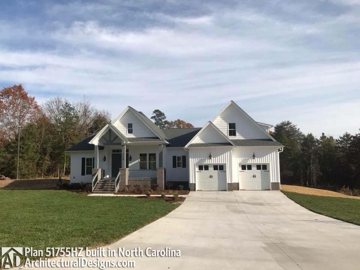 build gallery item - House Plan 51755HZ comes to life in North Carolina!