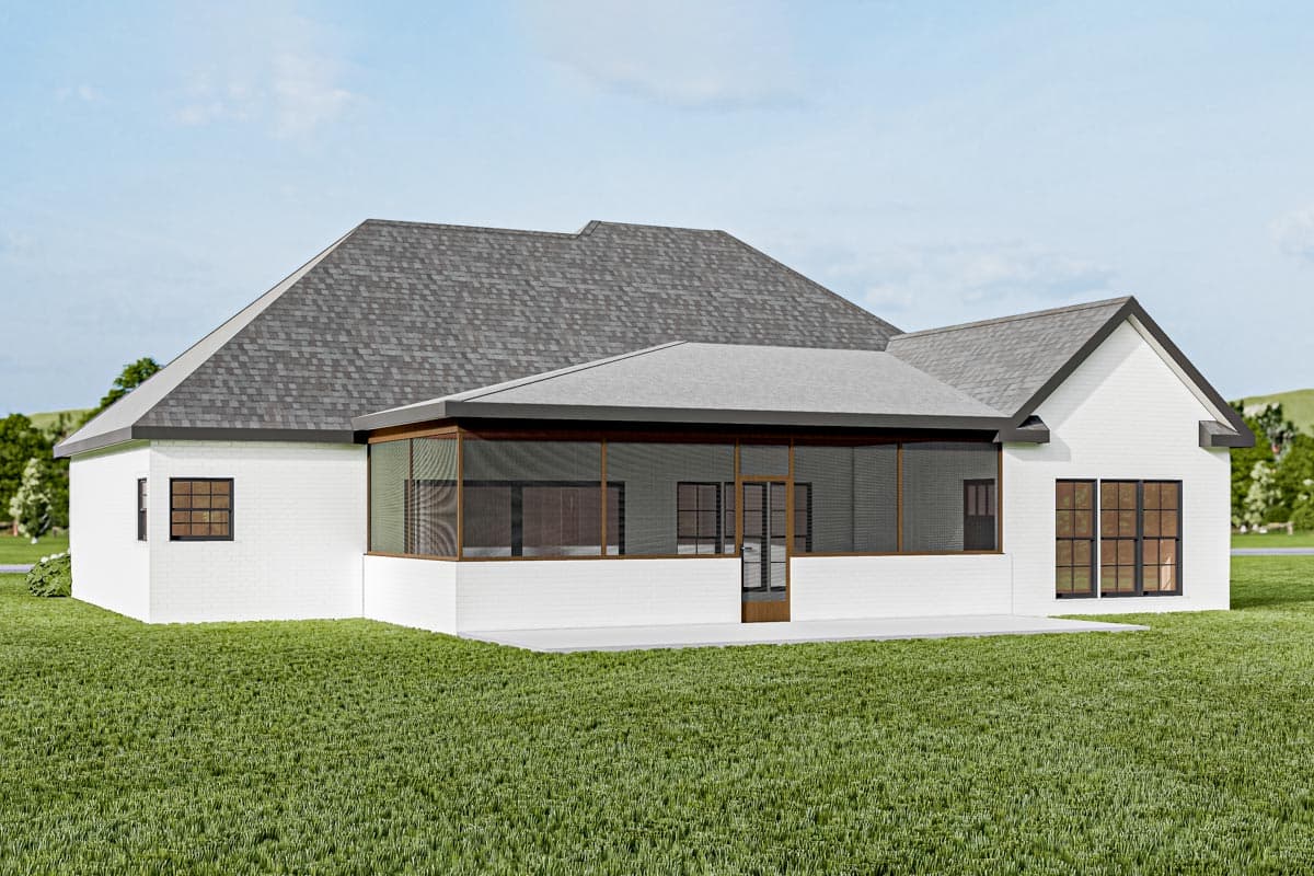 Plan 70539MK: 3 Bed Southern Traditonal House Plan With Bonus Over Garage - Image #5 - Traditional