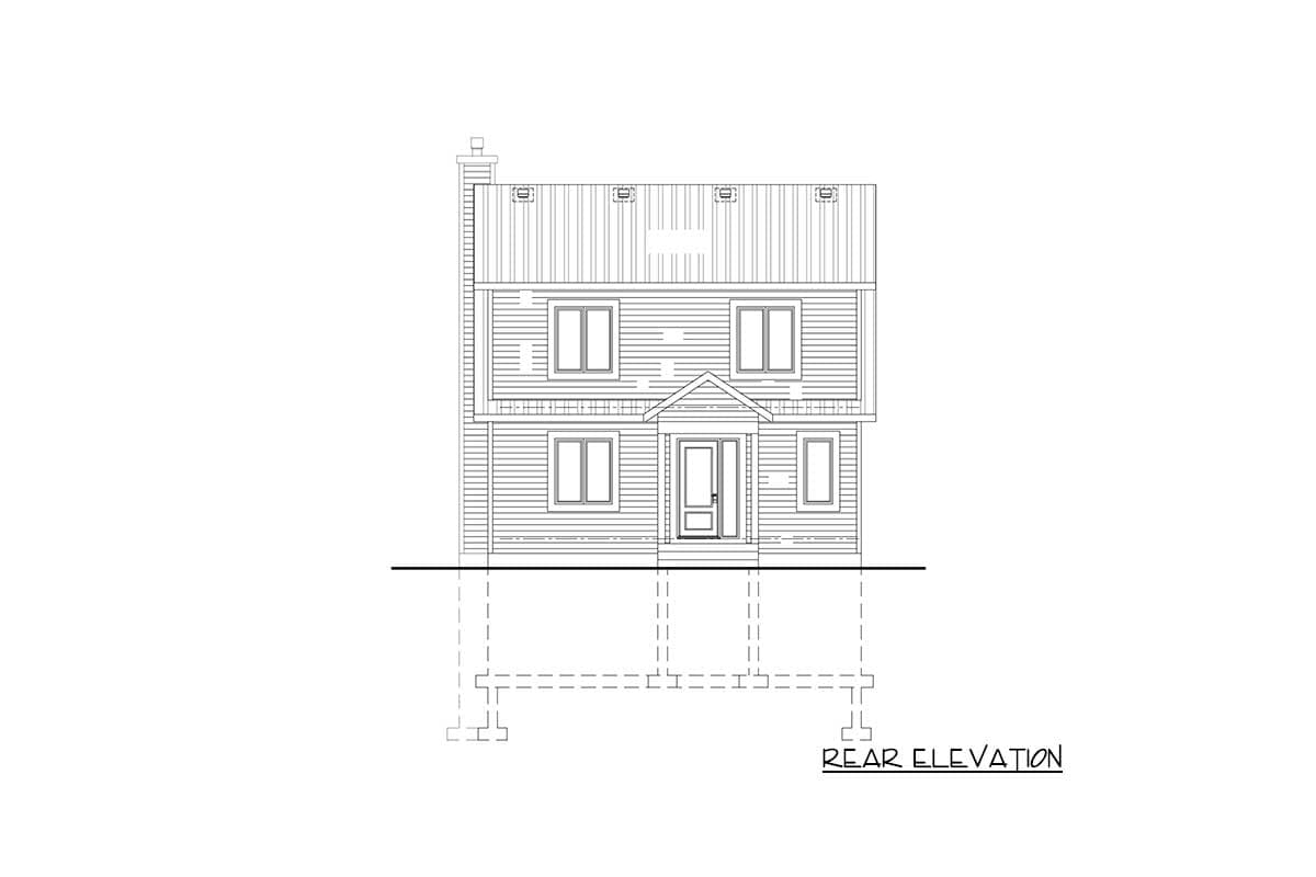 Plan 90297PD: Vacation Home Plan with Incredible Rear-Facing Views - Image #4 - Contemporary, Cottage, Country, Craftsman, Mountain, Rustic, Vacation