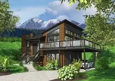 Exciting Contemporary House Plan