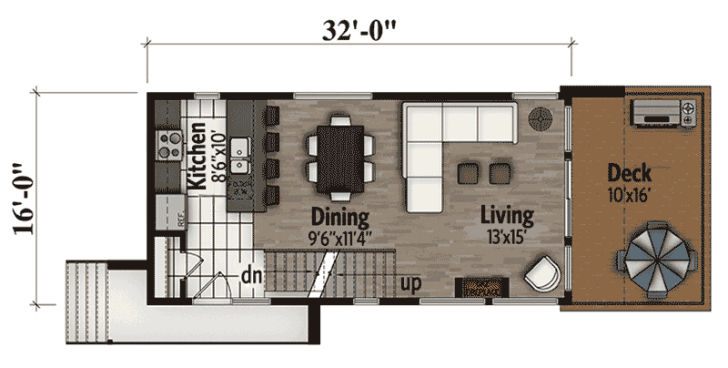 Plan 90284PD: Modern Home Plan with Optional Lower Level - Floor Plan - Main Level - Mid Century Modern, Modern, Northwest, Vacation