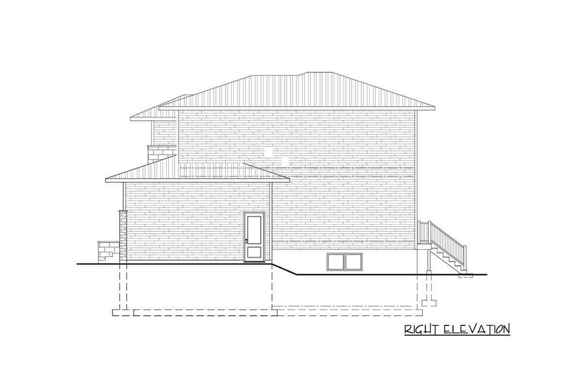 Plan 90292PD: Visually Appealing Modern House Plan - Image #5 - Modern, Northwest