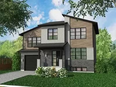 Contemporary House Plan with Home Theater Room