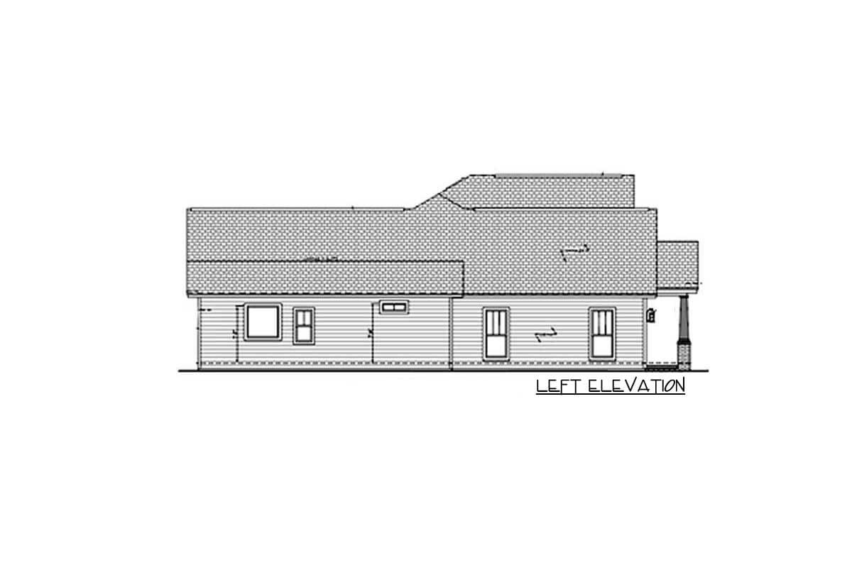 Plan 51756HZ: 4 Bed Craftsman with Tapered Columns - Image #6 - Cottage, Country, Craftsman, New American, Northwest, Traditional