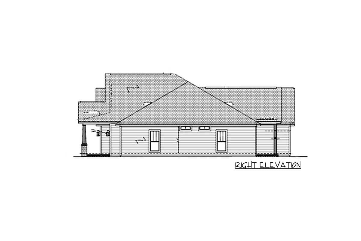 Plan 51756HZ: 4 Bed Craftsman with Tapered Columns - Image #7 - Cottage, Country, Craftsman, New American, Northwest, Traditional