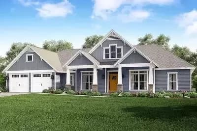 4 Bed Craftsman with Tapered Columns