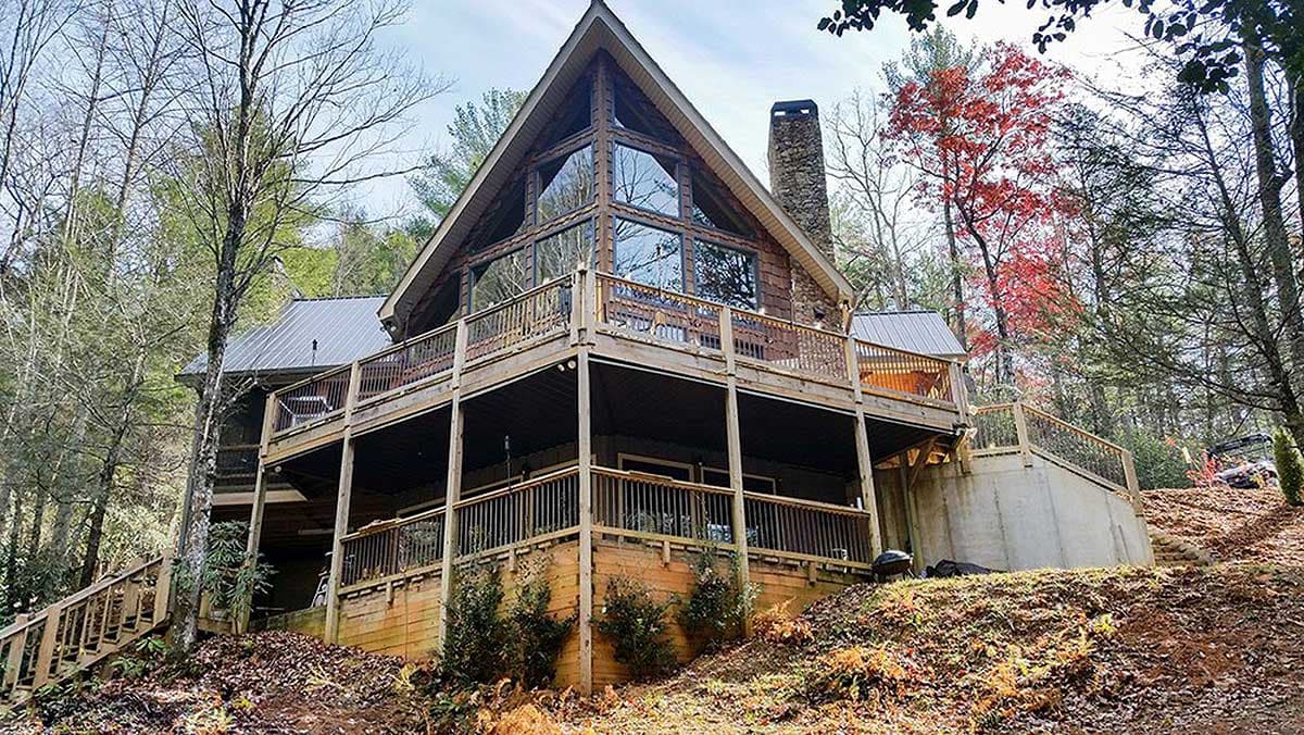 Plan 92378MX:  Mountain Cottage with Vaulted Interior - Image #4 - Cabin, Contemporary, Cottage, Mountain, Rustic, Vacation