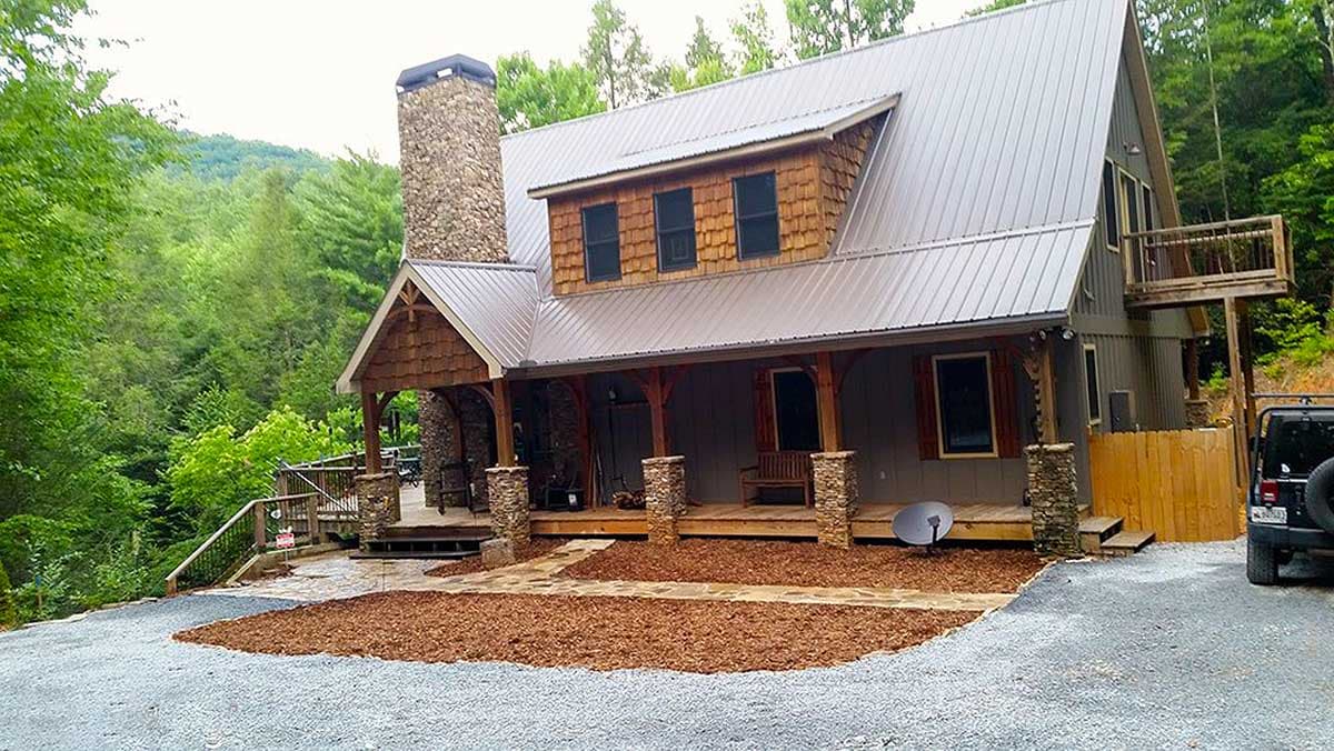 Plan 92378MX:  Mountain Cottage with Vaulted Interior - Image #5 - Cabin, Contemporary, Cottage, Mountain, Rustic, Vacation