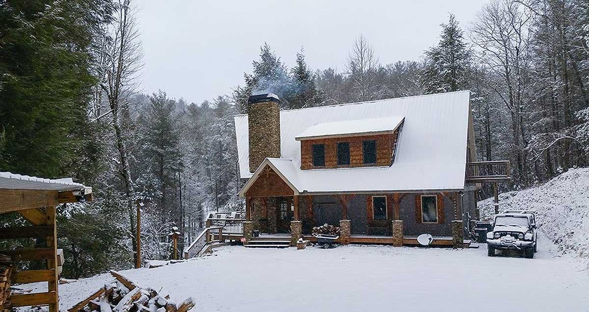 Plan 92378MX:  Mountain Cottage with Vaulted Interior - Image #7 - Cabin, Contemporary, Cottage, Mountain, Rustic, Vacation
