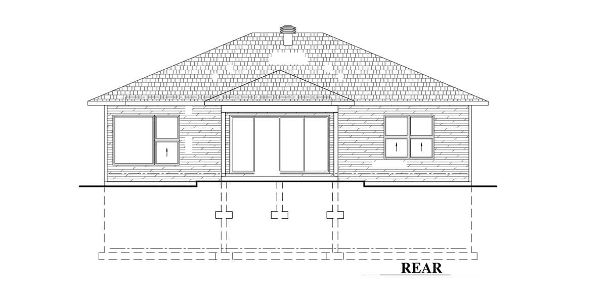 Plan 90295PD: Split Level Contemporary House Plan - Image #4 - Contemporary, Northwest