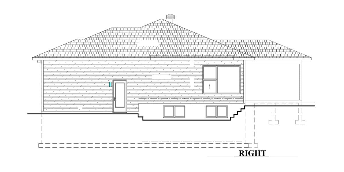 Plan 90295PD: Split Level Contemporary House Plan - Image #5 - Contemporary, Northwest
