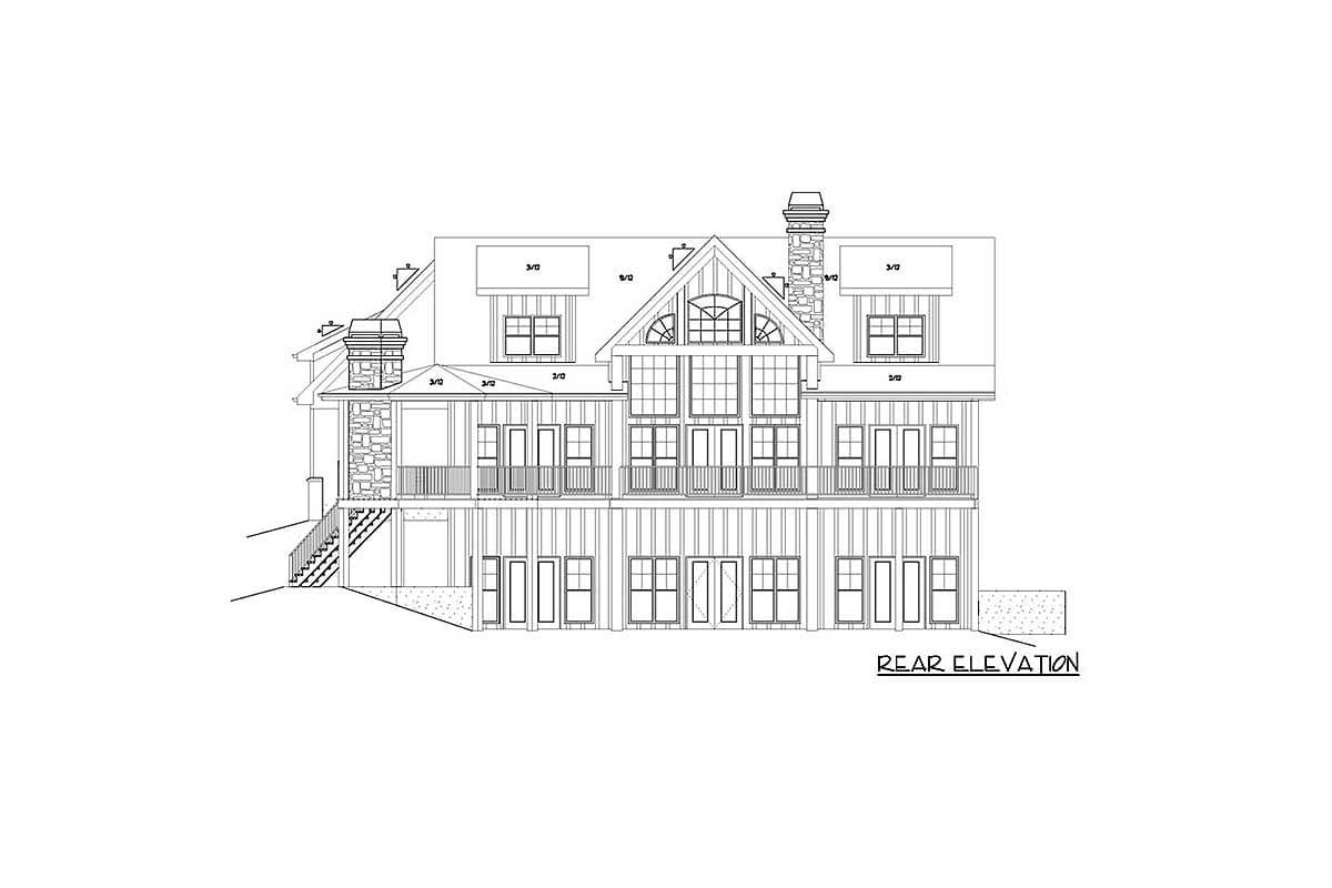 Plan 92380MX: Captivating Mountain House Plan with Expansion Possibilities - 2618 Sq Ft - Image #8 - Craftsman, Mountain, Rustic, Vacation