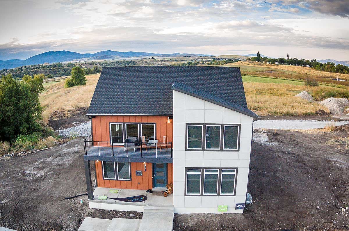 Plan 42400DB: Expandable House Plan with Alley-Entry Garage and Deck over Entry - Image #4 - Mid Century Modern, Modern, Northwest, Traditional