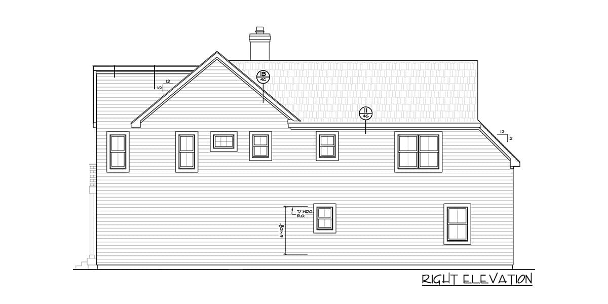 Plan 42400DB: Expandable House Plan with Alley-Entry Garage and Deck over Entry - Image #39 - Mid Century Modern, Modern, Northwest, Traditional
