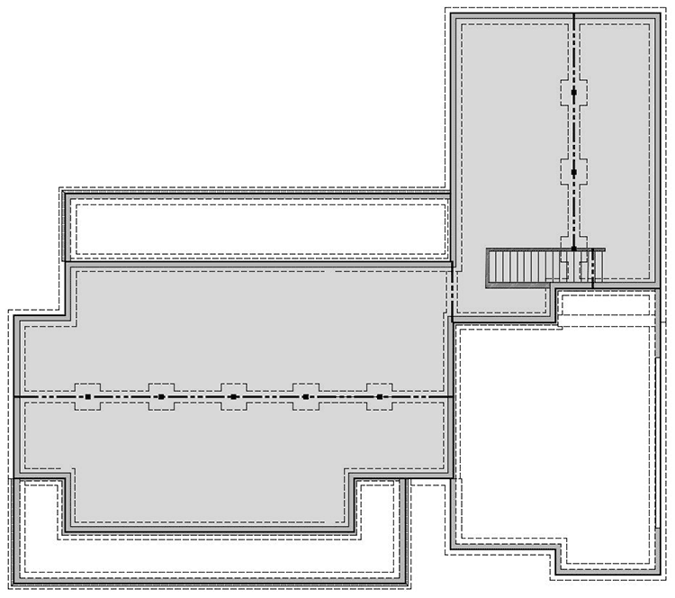Plan 51758HZ: Three Bed Farmhouse with Optional Bonus Room  - Floor Plan - Unfinished Basement - Country, Farmhouse, Modern Farmhouse