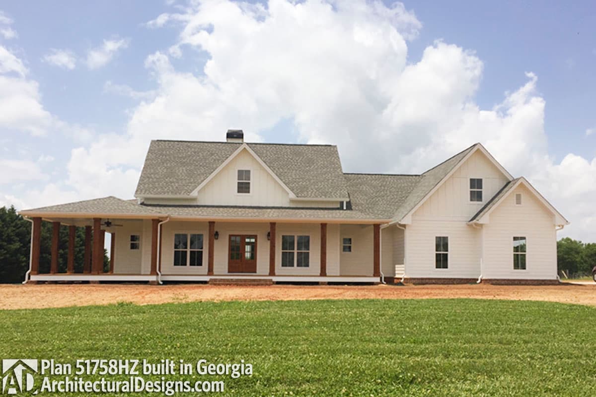 build gallery item - House Plan 51758HZ built with a Wrap-around Porch in Georgia