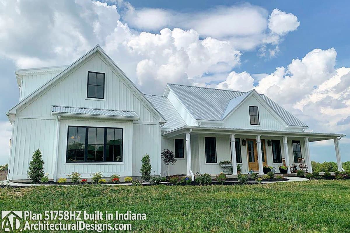 build gallery item - House Plan 51758HZ comes to life in Indiana