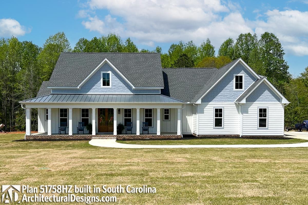 build gallery item - House Plan 51758HZ Comes To Life in South Carolina 