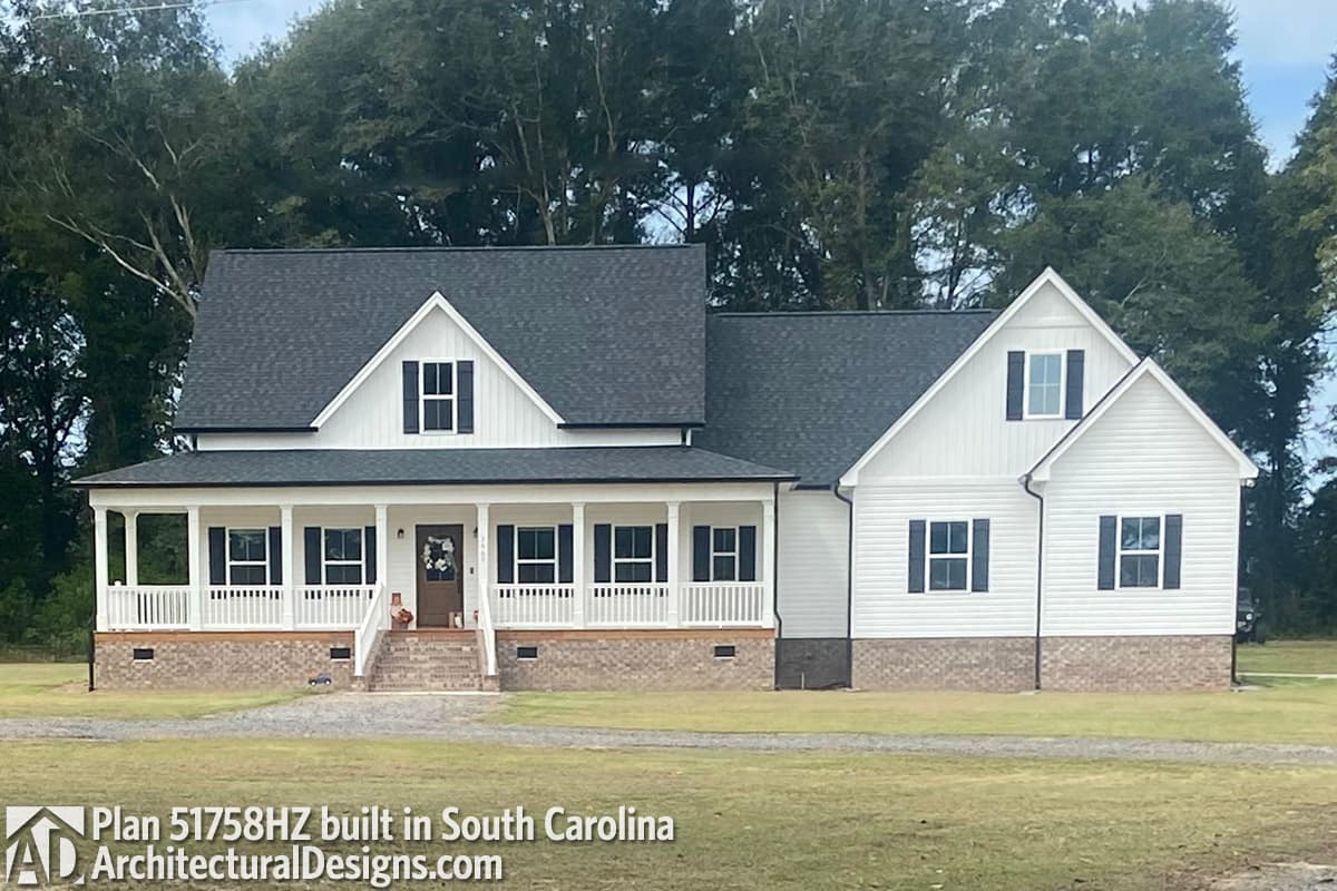 build gallery item - House Plan 51758HZ comes to life in South Carolina