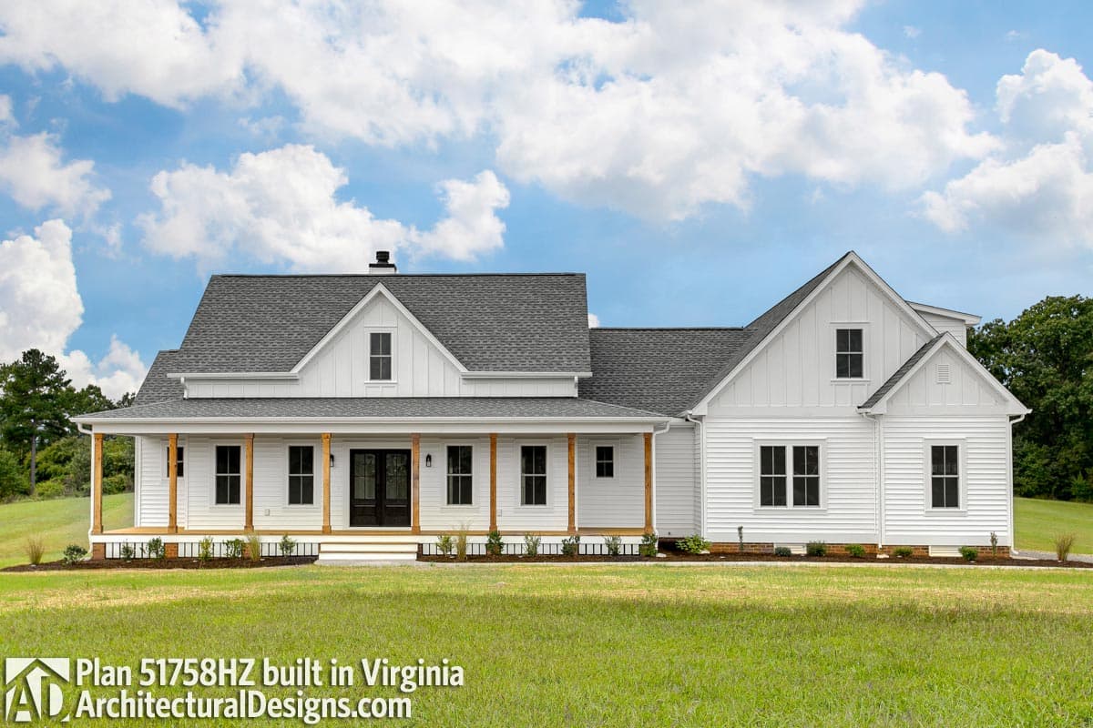 build gallery item - Farmhouse Plan 51758HZ Comes to Life in Virginia