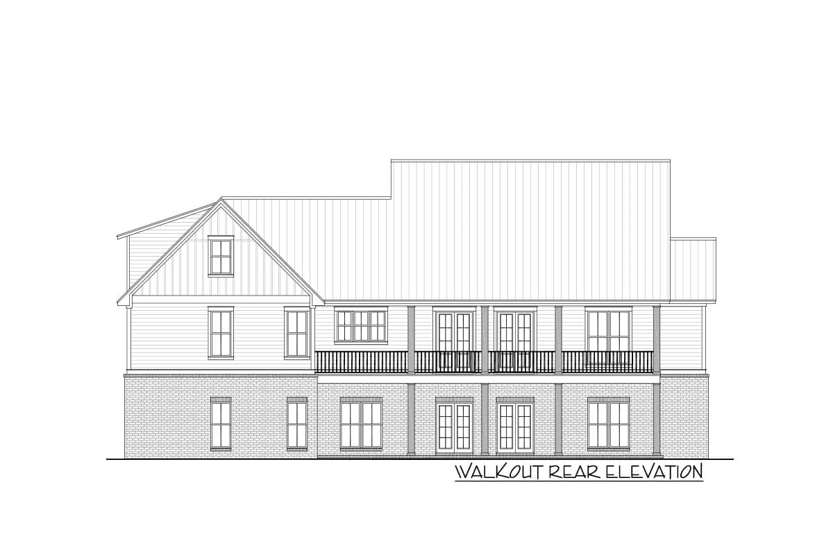 Plan 51758HZ: Three Bed Farmhouse with Optional Bonus Room  - Image #21 - Country, Farmhouse, Modern Farmhouse