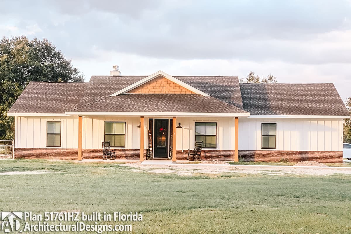 build gallery item - House Plan 51761HZ Comes to Life in Florida, Again!