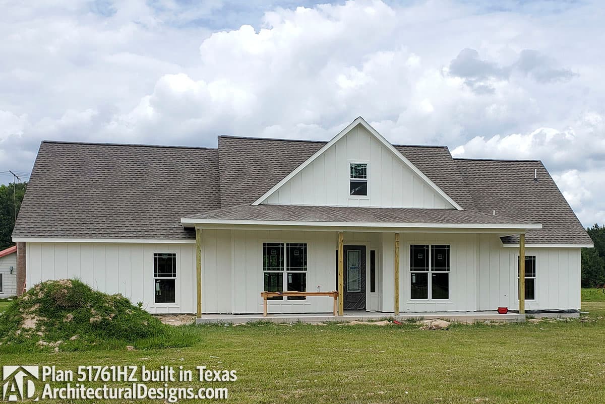 build gallery item - House Plan 51761HZ comes to life in Texas